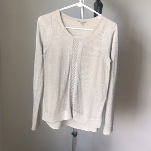 Lucky Brand Sparkly Knit Top with Lining